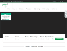Tablet Screenshot of cloud9cottage.com